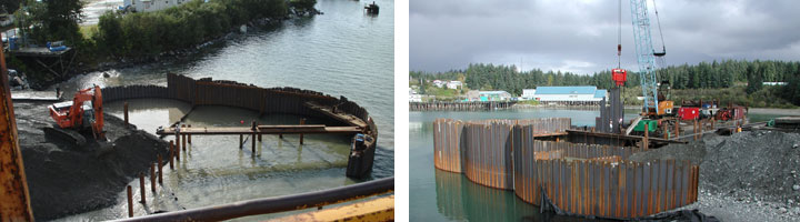 Yakatat Multi Purpose Dock construction